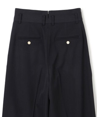 uncrave TWドビードスキン ワイドトラウザー ネイビー