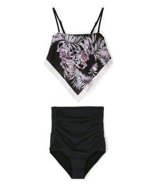 San-ai Resort（三愛水着楽園） 【ナチュラルシェイプスイム　ライト】　スカーフ風ノンワイヤービキニ　9M・11L　【San-ai Resort（サンアイリゾート）】