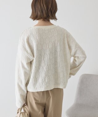 AMERICAN HOLIC 総レースプルオーバー Ivory