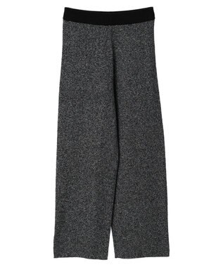 CRAFT STANDARD BOUTIQUE リンクス編みニットパンツ Black
