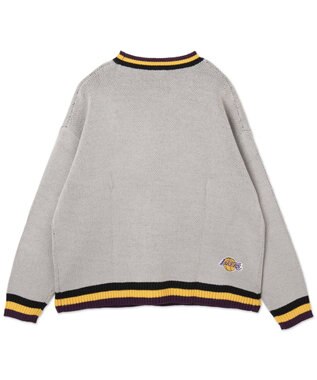 WEGO 【ユニセックス着用ITEM】別注NBAジャガードプルオーバー グレー