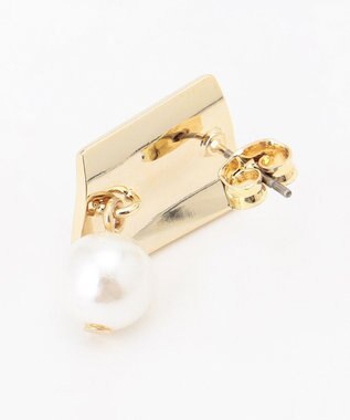 ICB ウェーブメタルピアス ゴールド系