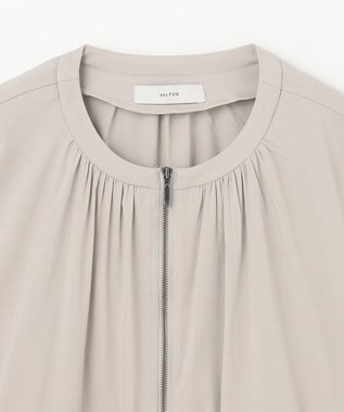 ANY 【洗濯機可能/接触冷感/UVケア/イージーケア】清涼リラックスブルゾン グレージュ