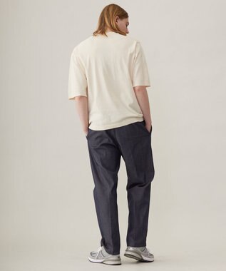 UNFILO MENS 【新色追加】FINE MOVE デニム タックパンツ [24年商品] ネイビー