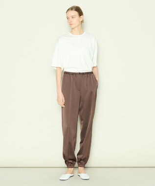 JOSEPH 【洗える】ドレーピーベネシャン　イージートラウザーズ Brown