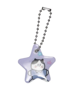 WEGO 【痛バ＆推し活グッズ】チャーム付きゆるアニマルガラケーカードホルダーキーホルダー パープル