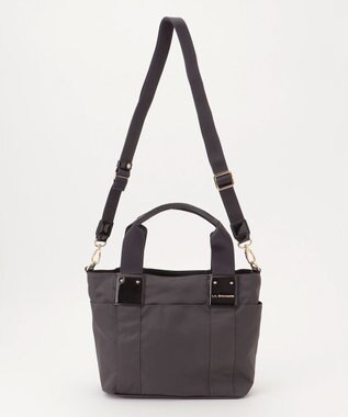 LA BAGAGERIE 2WAYナイロンミニトート ダークグレー