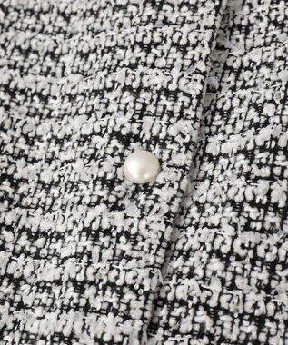 Green Parks Ｏ．ツィードペプラムベスト Black