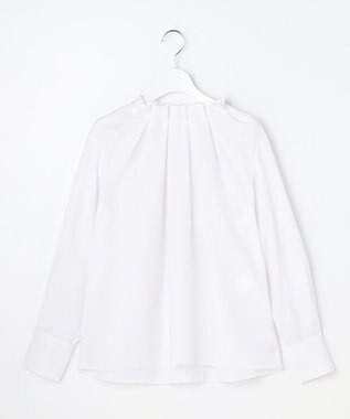 自由区 【カタログ掲載】ナチュラルタッチスタンドカラー ブラウス