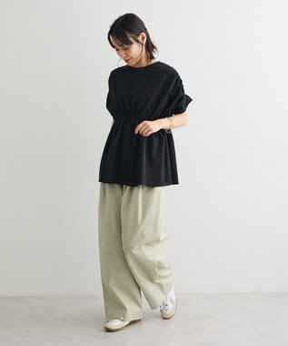 CRAFT STANDARD BOUTIQUE ショルダードロストチュニック Black