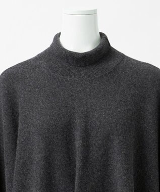 23区 【R(アール)】マイクロンメリノウール ニットケープ チャコールグレー系