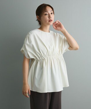 CRAFT STANDARD BOUTIQUE ショルダードロストチュニック Ivory