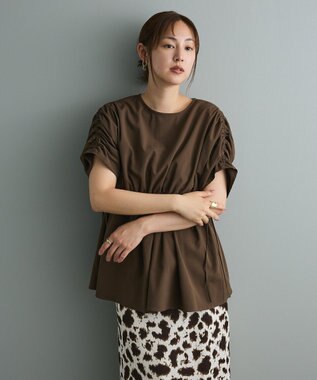 CRAFT STANDARD BOUTIQUE ショルダードロストチュニック Brown