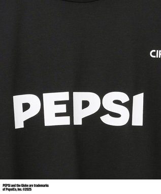 PW CIRCULUS 〈Pepsiコラボ〉【UNISEX】Pepsi 9-LOGO モックネックT ブラック系
