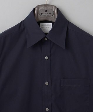 GOTAIRIKU 【形態安定】PREMIUMPLEATS_レギュラーカラー 通年ドレスシャツ（ネイビー） ネイビー系