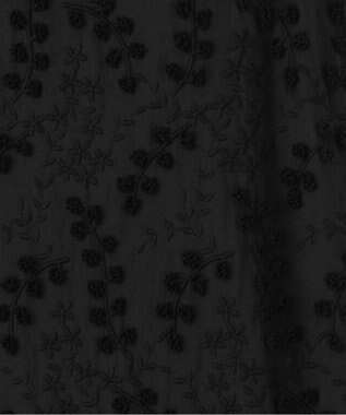 GRACE CONTINENTAL フラワーembキャミドレス ブラック