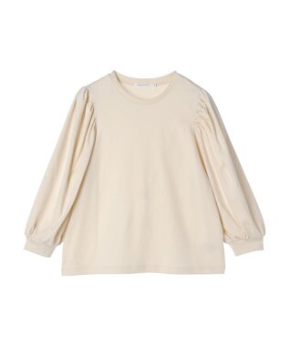 AMERICAN HOLIC ドルマンギャザー７分袖カットプルオーバー Ivory