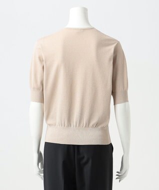 23区 L 【R(アール)】ファインルレックス ハーフスリーブニット ゴールド系