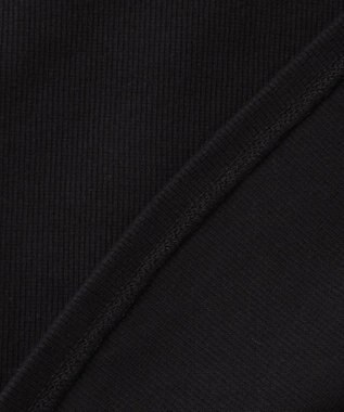 NAVE 【Nave・洗える/撥水/ストレッチ素材】ライトタフタ ワンショルダーブラウス ブラック系