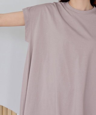 Tiaclasse 【新色追加】フレンチスリーブフレアカットソー ピンク