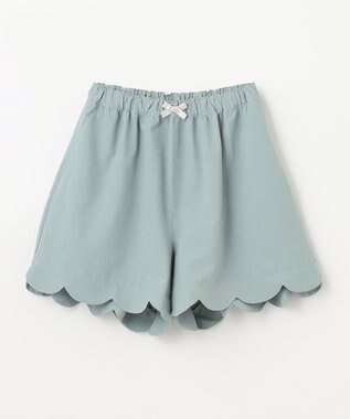 ANY KIDS 水陸両用 柄が浮き出る ショートパンツ グリーン