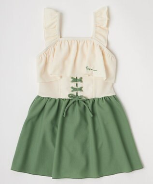 OP／FILA 【repipi armario】編上げAライン水着 カーキ