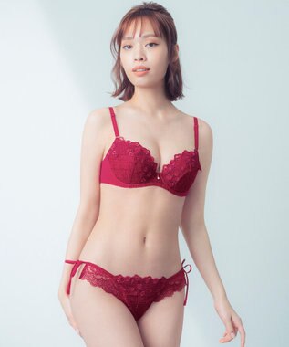 Wing ブラジャー Wing Lesiage 自然なまるみシルエット ソフトなつけごこち 【2960シリーズ】 ブラ PB2960 ウイング／ワコール レッド