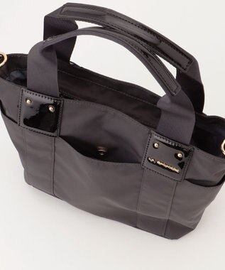 LA BAGAGERIE 2WAYナイロンミニトート ダークグレー