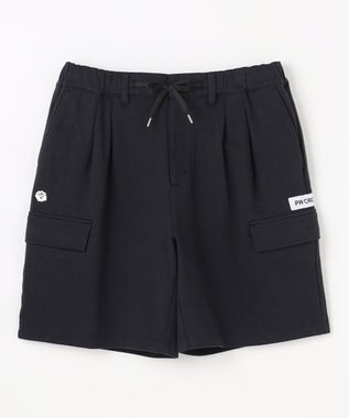 PW CIRCULUS 【MEN】ワイドハーフパンツ ゴルフ ブラック系