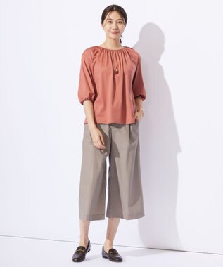 J.PRESS LADIES L シールズトリコットライト カットソー ローズピンク系