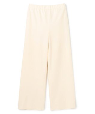 BEIGE， MONTAIGNE / イージーウエストウールワイドパンツ Bone