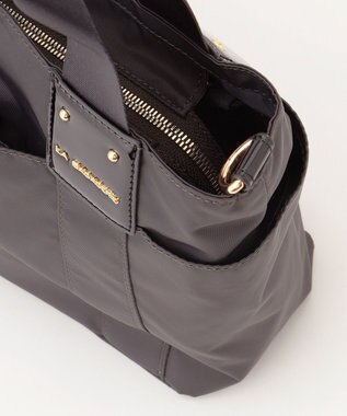 LA BAGAGERIE 2WAYナイロンミニトート ダークグレー