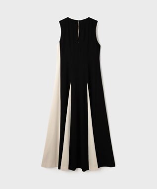 GRACE CONTINENTAL バイカラー切替ドレス ブラック