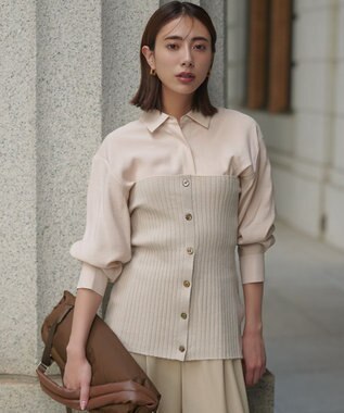 バウンディングシャーティングカシュクール ブラウス