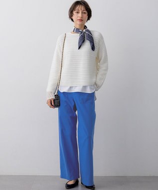 23区 【先行予約】GIOLICA ツイードミニ ショルダーバッグ ネイビーミックス