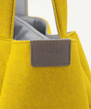 Y'SACCS フェルトトート　Mサイズ イエロー【WEB限定カラー】