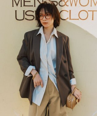 23区 【見上愛さん着用/Oggi掲載】ストレッチギャバ チノ ワイド パンツ ベージュ系