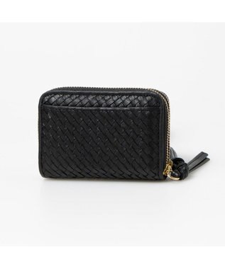 UNBILLION ペルケ perche / レザーメッシュ・ジャバラカードキーケース ブラック