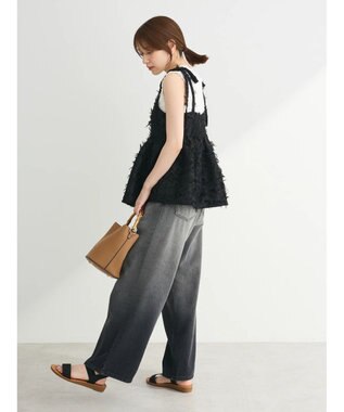 Green Parks ・Ｐｅｔｉｔ　Ｆｌｅｕｒ　メローｓｔリブタンクトップ Off White