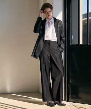 ICB 【30th ANNIVERSARY】Bahariyeインサイドアウト ワイドストレートパンツ ブラック