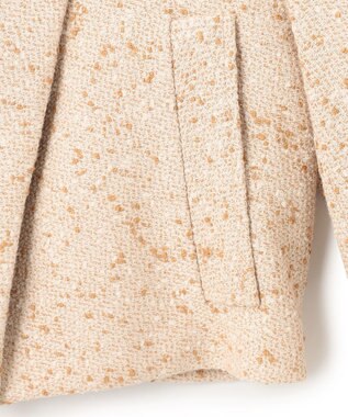 JOSEPH ツイード　ブルゾンジャケット Ivory/Clay