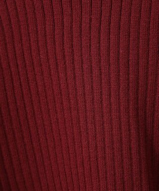 Green Parks ・ｓｗｉｎｇ　ｂｙ　キャンディスリーブリブニット Red