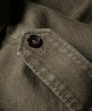 Paul Smith ウォッシュドデニム 長袖シャツ オリーブ