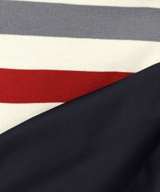 23区GOLF 【WOMEN】リバーシブルニット 防風裏地 2WAY レッド系1