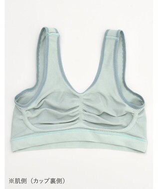 Wing ノンワイヤーブラ　【ナイトアップブラ】　寝るとき用ブラ　夜のバストケア　ウイング／ワコール　KB3507 オリーブ