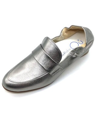 nouvelleRobe Oū 【本革・高反発】Heel Loafers ヒールローファー シルバー