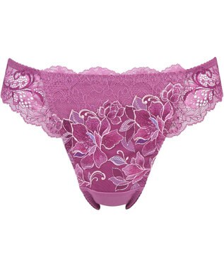 Wing Ｔバックショーツ Wing Lesiage 【2860シリーズ】 PB2860・PB2861とペア Ｔバック初心者にもおすすめ はきこみ丈あさめ PF2862 ウイング／ワコール ワイン