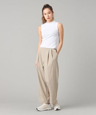Chacott ソフトリブノースリーブTシャツ ホワイト