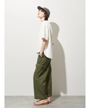 AMERICAN HOLIC 接触冷感裾ラウンドカットプルオーバー Off White