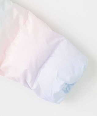 ANY KIDS 【洗濯機OK】中綿 リボン コート レインボー